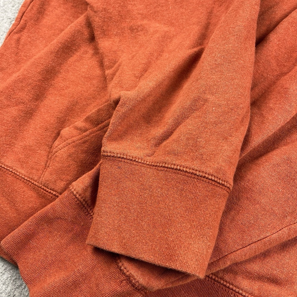 Vintage American Eagle Hoodie Mens XL Orange Sweatshirt Sewn Pullover Fleece Y2K - Picture 6 of 9